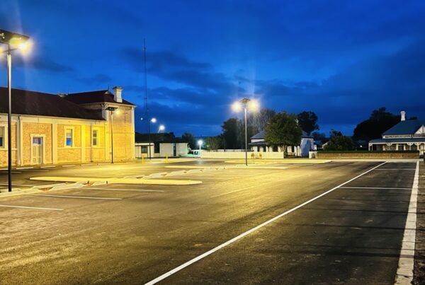 Solar Car Park Lighting | Freeling Institute Carpark | SA