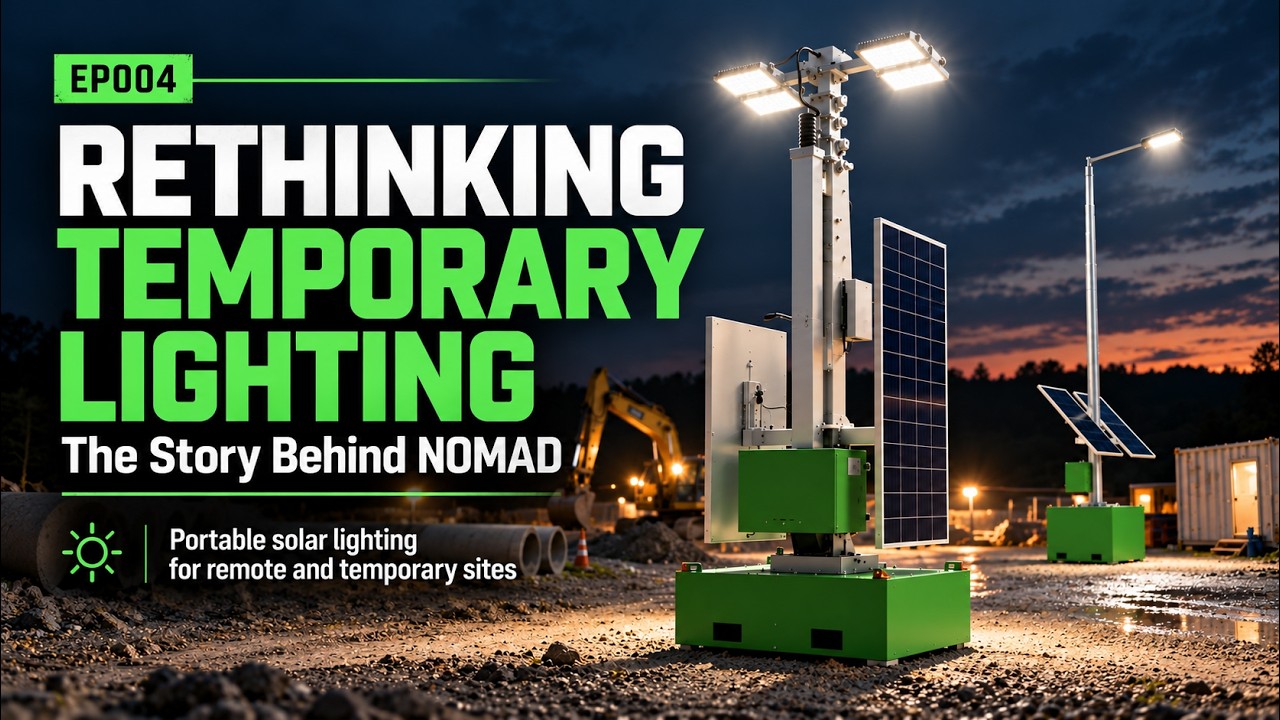 Solar, Beyond the Datasheet EP004: Rethinking Temporary Lighting – The Story Behind NOMAD